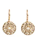 Solstice Gold örhängen på krok 25 mm guld