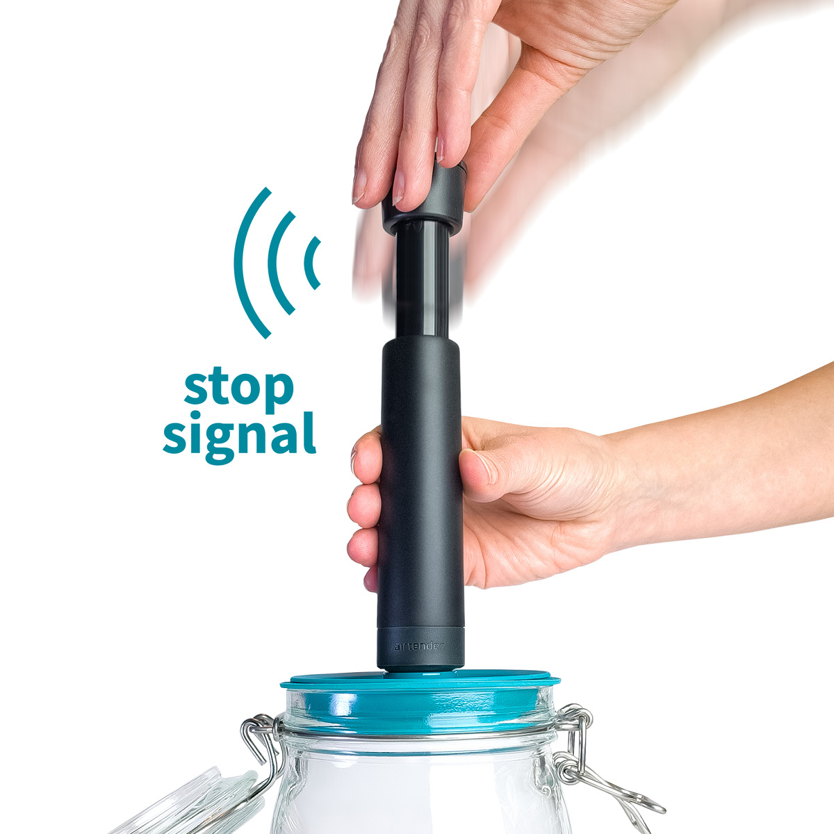 Airtender Set tre lock en pump tre stoppers grön