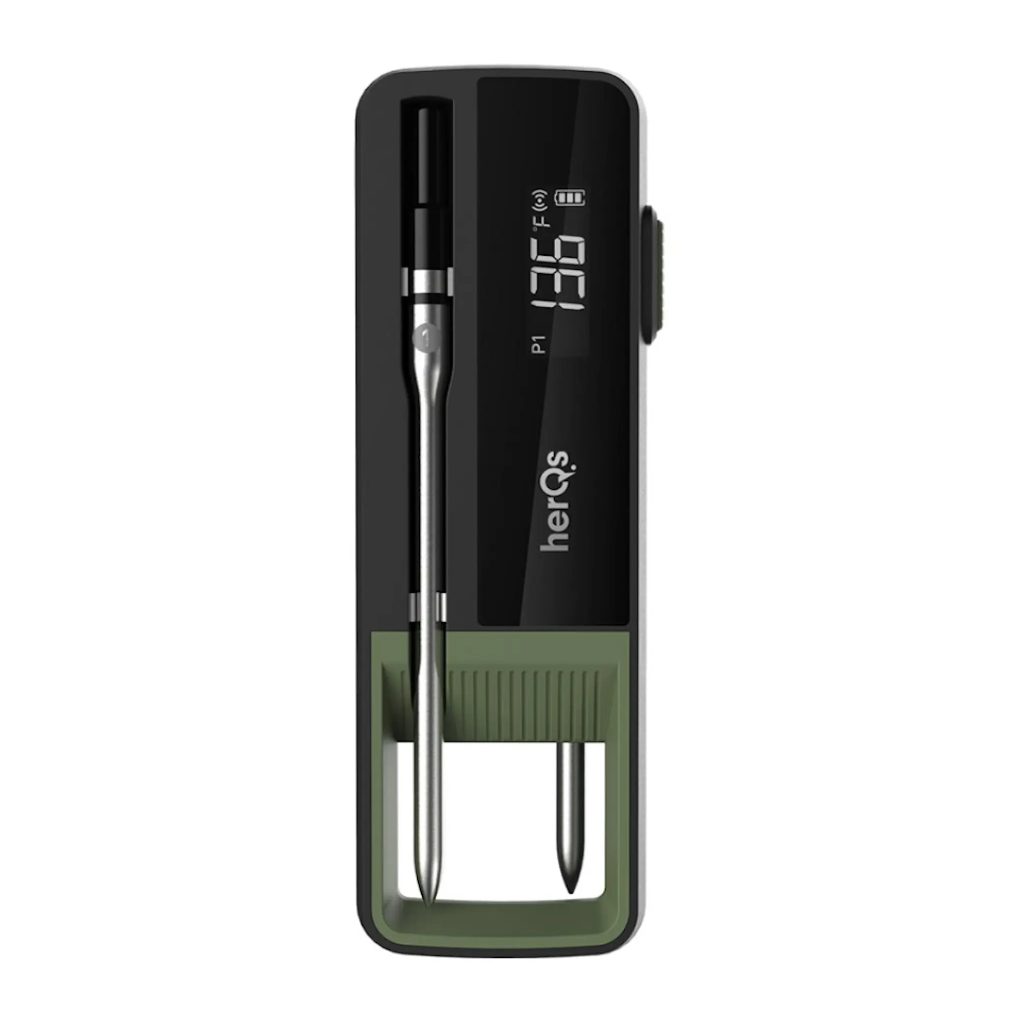 Click & Grow HerQs Double Max termometer svart