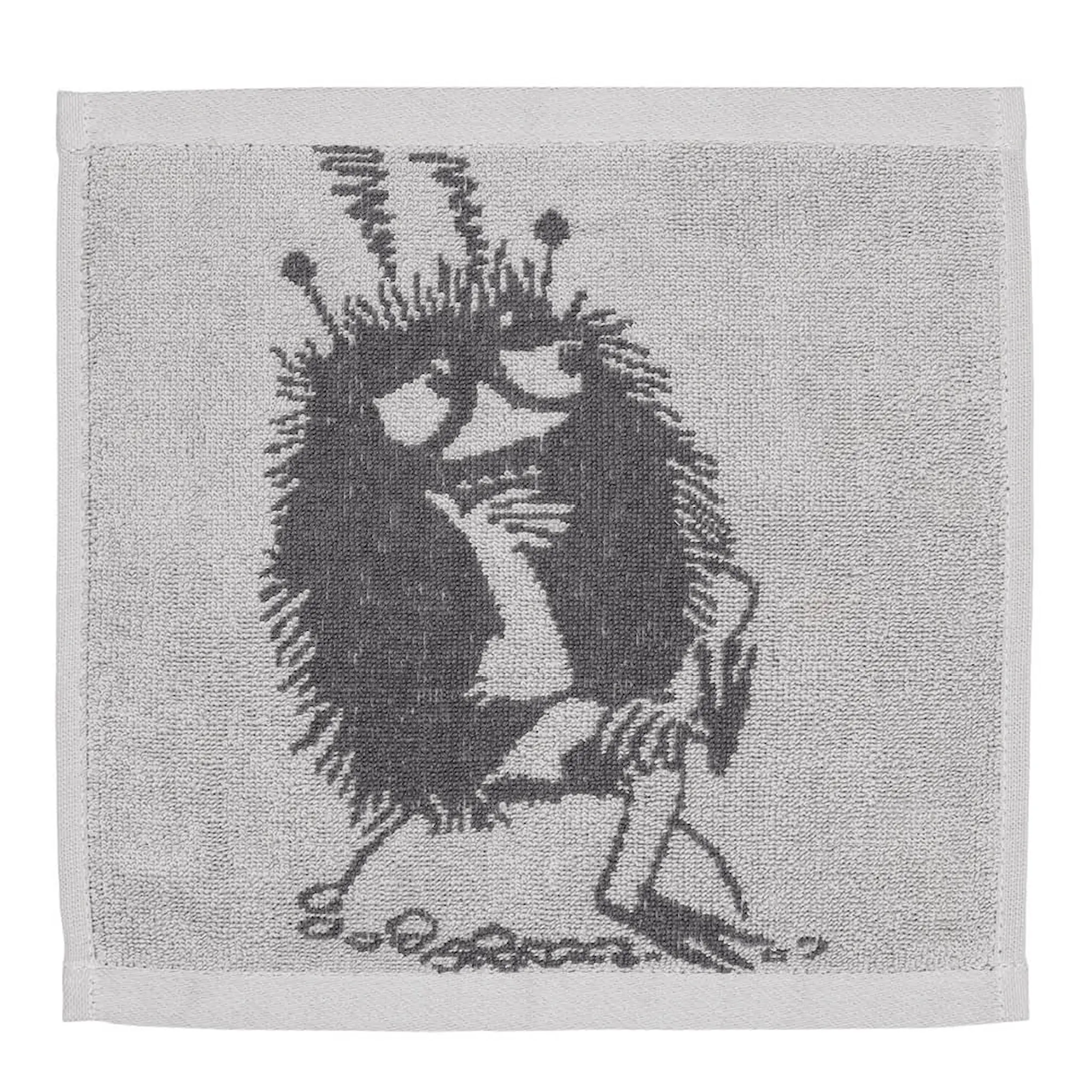 Moomin Arabia Muumi Käsipyyhe haisuli 25x25 cm Harmaa