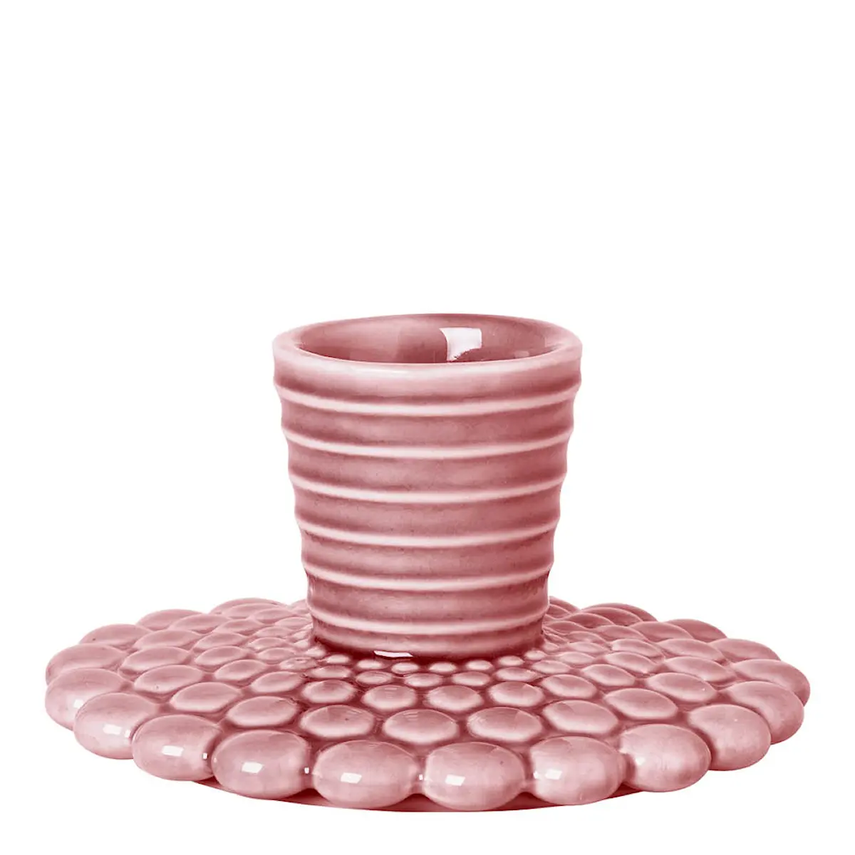 Dottir Pipanella ljusstake 4,5 cm bubble lines dusty