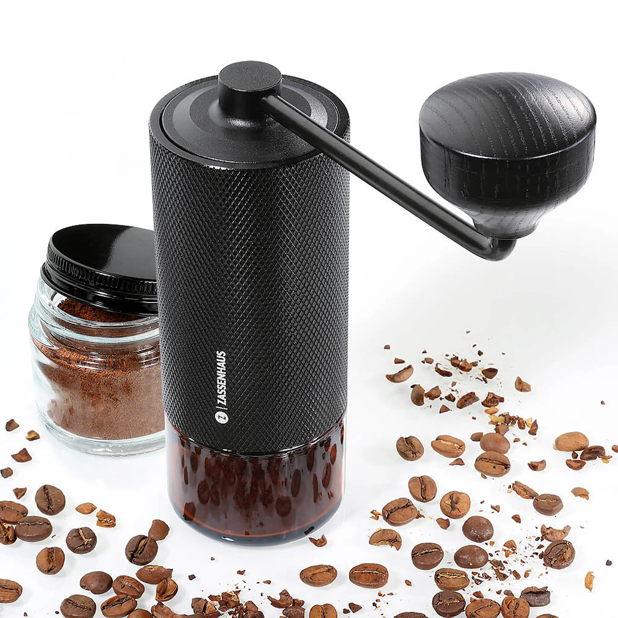 Zassenhaus Barista 2.0 Kahvimylly 18,5 cm Musta