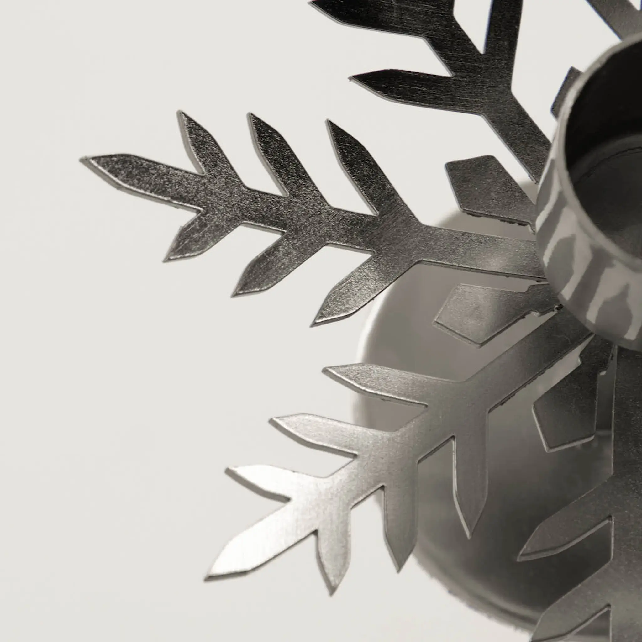 House Doctor Snowflake lysestake i jern 2 stk sølv