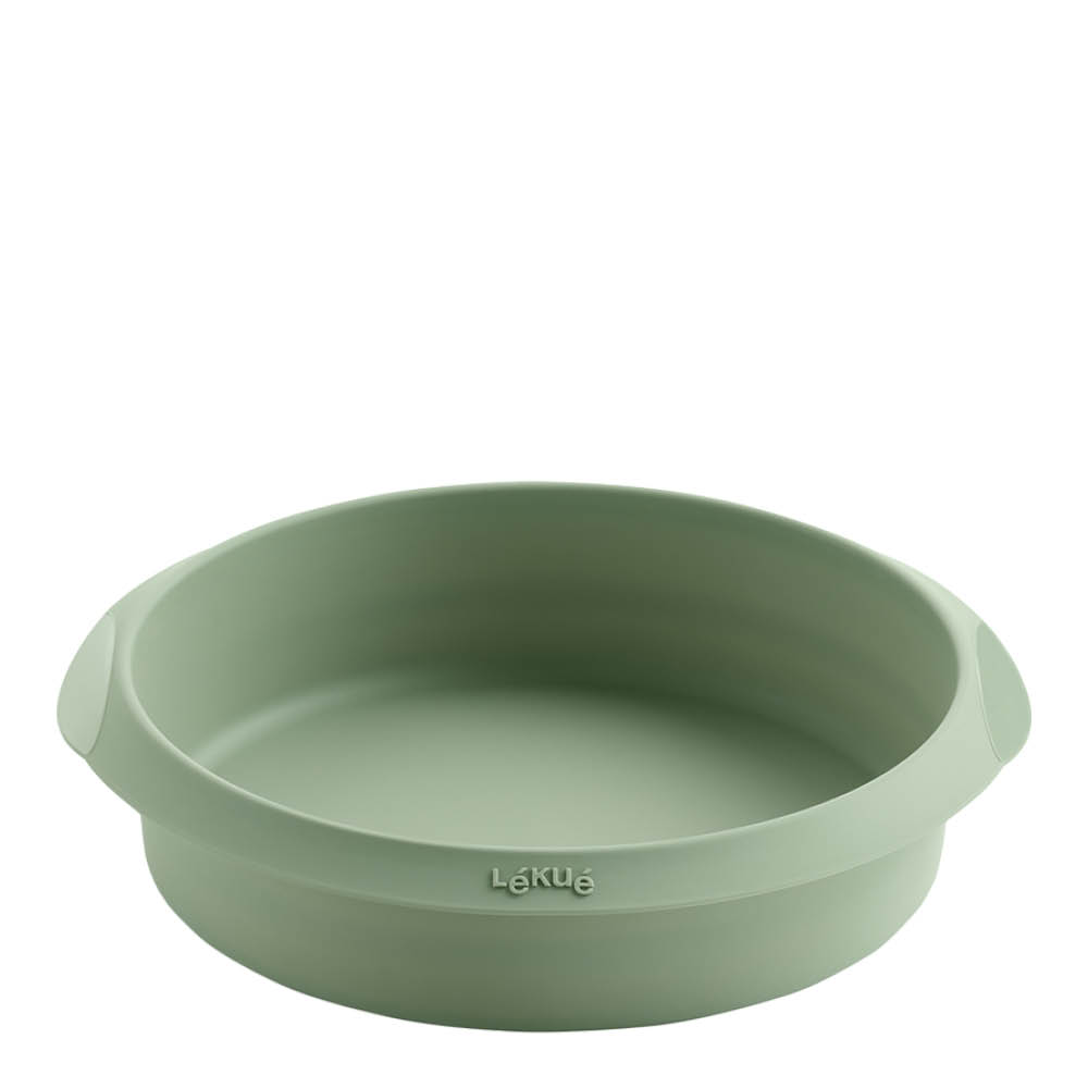 Lékué Silikonform till airfryer rund 20 cm grön