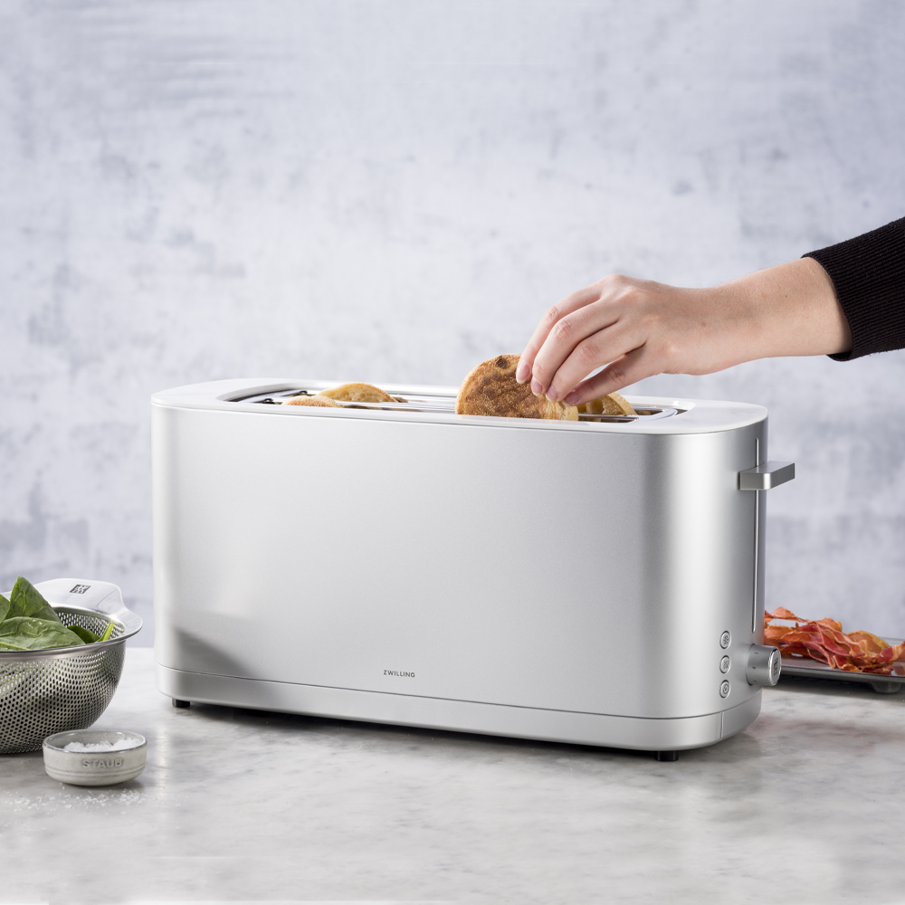 Zwilling Enfinigy Leivänpaahdin 4 viipaletta Hopea