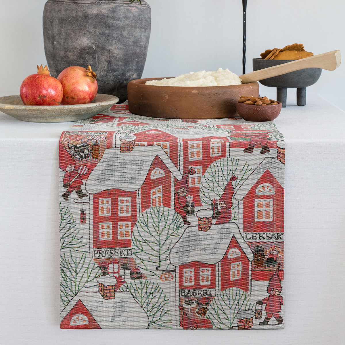 Ekelund Tomtebyn Kaitaliina 35x120 cm