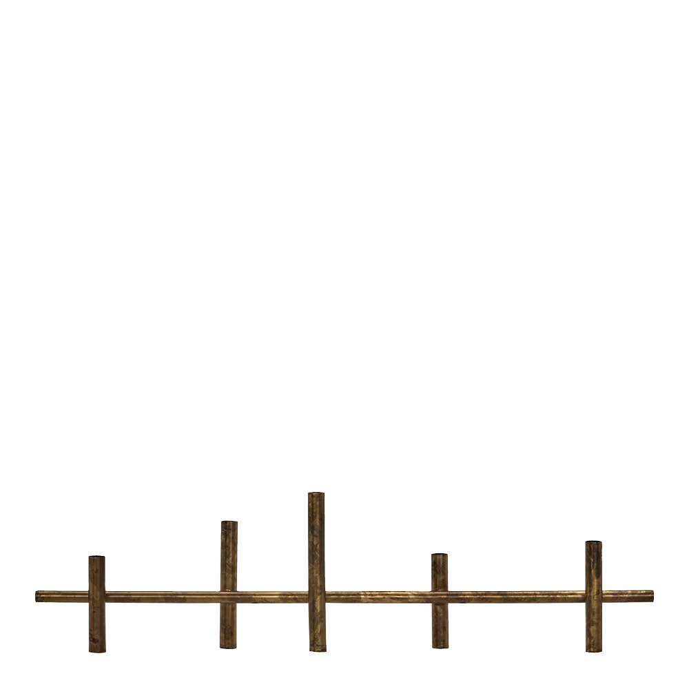 House Doctor Maxi ljusstake i järn 80x20 cm antik mässing