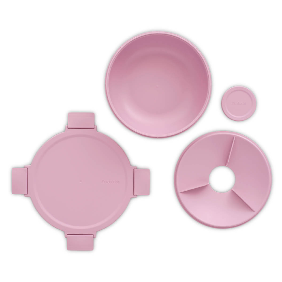 Brabantia Make & Take salatskål 1,3L lilac pink