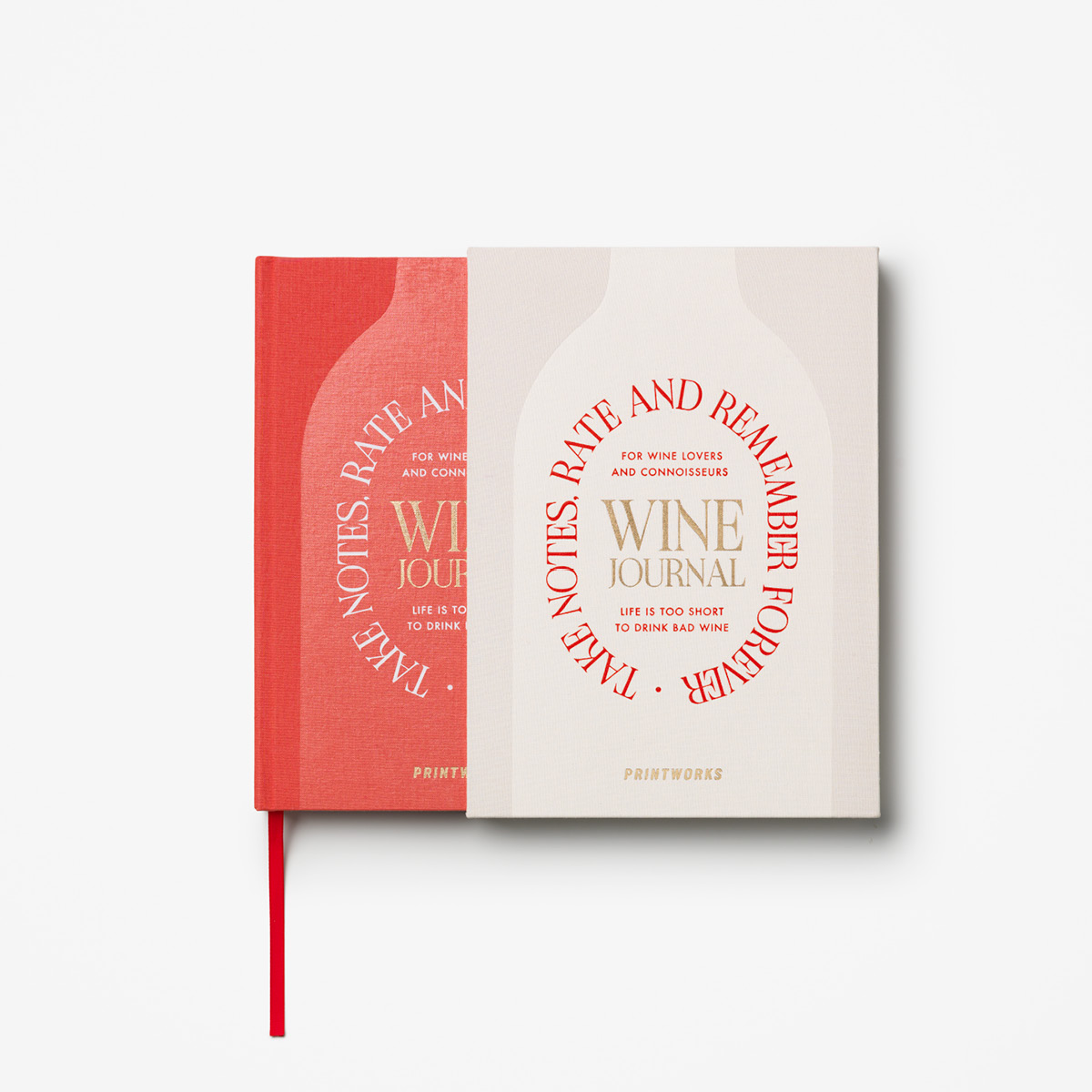 Printworks Vinsmakings dagbok rød