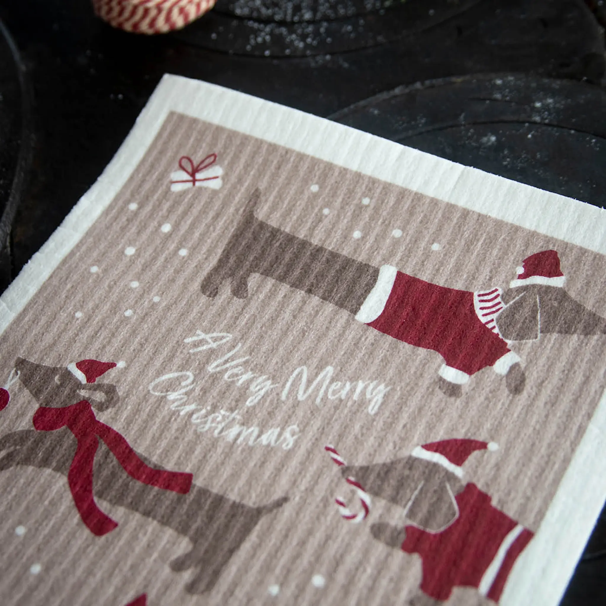Pluto Jolly Dogs oppvaskklut 17x20 cm hunder