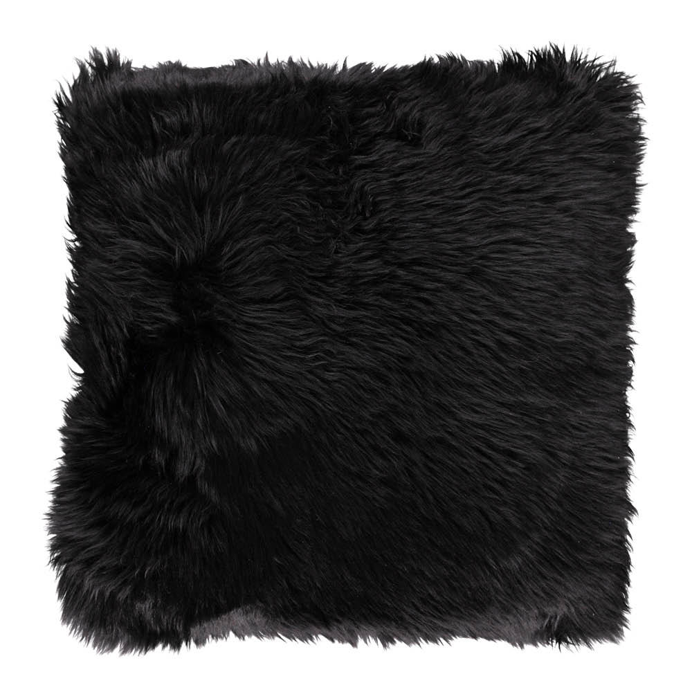 Natures Collection Tyynynpäällinen New Zealand lampa 40x40 cm musta