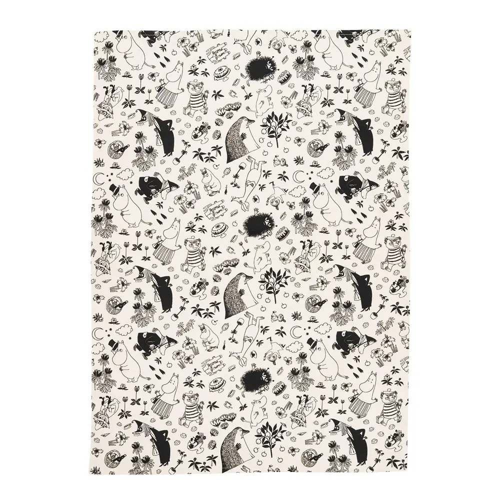 Muumi Keittiöpyyhe 50x70 cm Offwhite