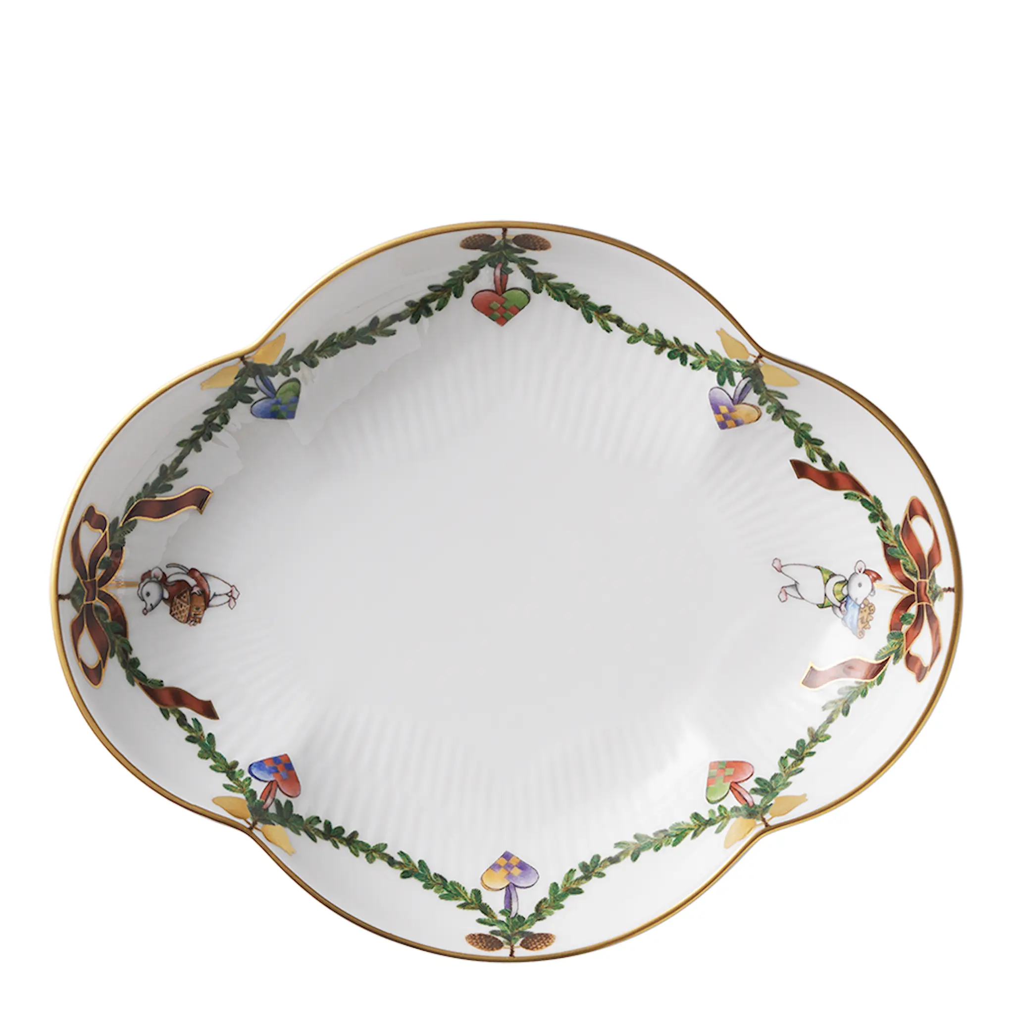 Royal Copenhagen Star Fluted Fat 17,5 cm