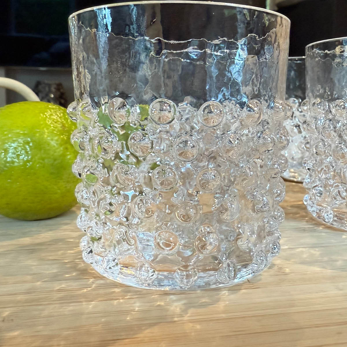 Klimchi Hobnail vattenglas 15 cl klar