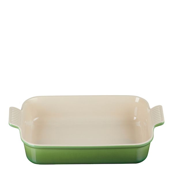 Heritage Rektangulär Form 32 cm bamboo green