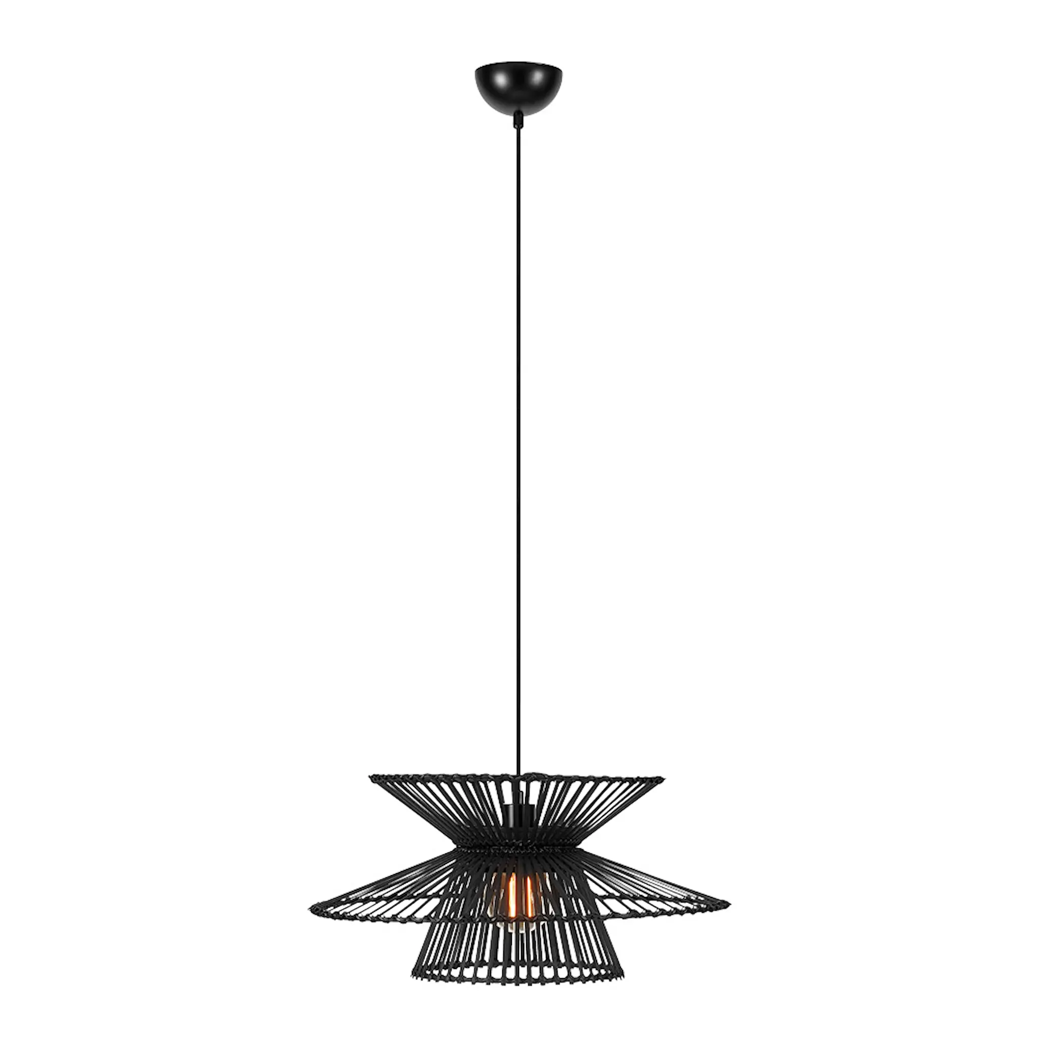 Markslöjd Duplici taklampa 57 cm svart