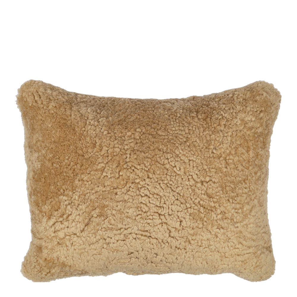 Natures Collection Tyynynpäällinen New Zealand lampa lyhyt villa 35x45 cm hunaja