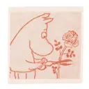 Mumin handduk 25x25 cm Muminmamman beige