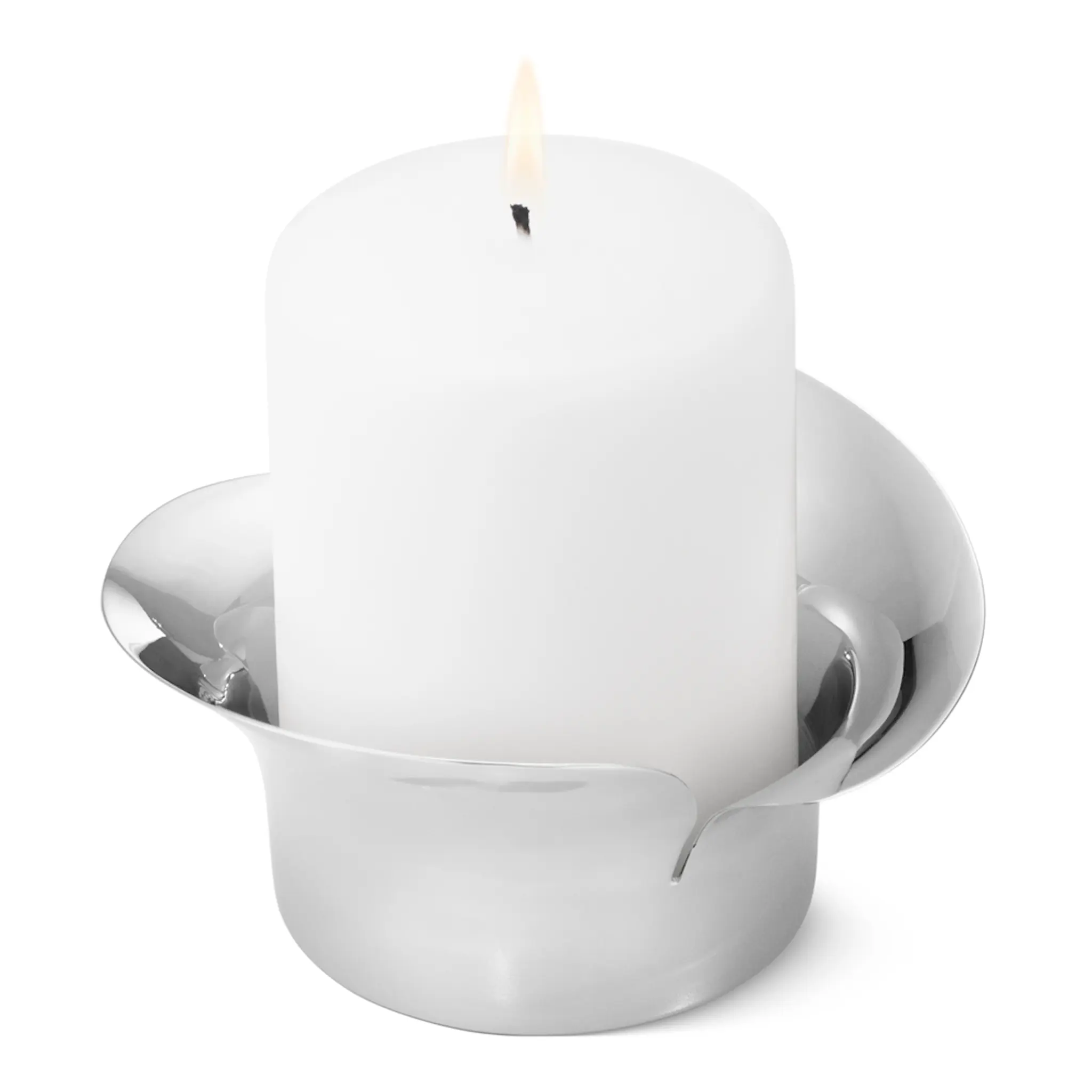 Georg Jensen Bloom Botanica blockljusstake rostfri