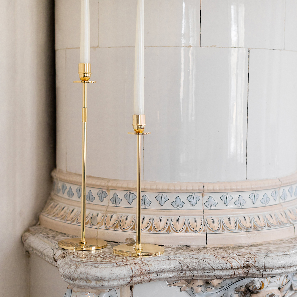 Hilke Tuti Kynttiläjalka 40 cm Messinki