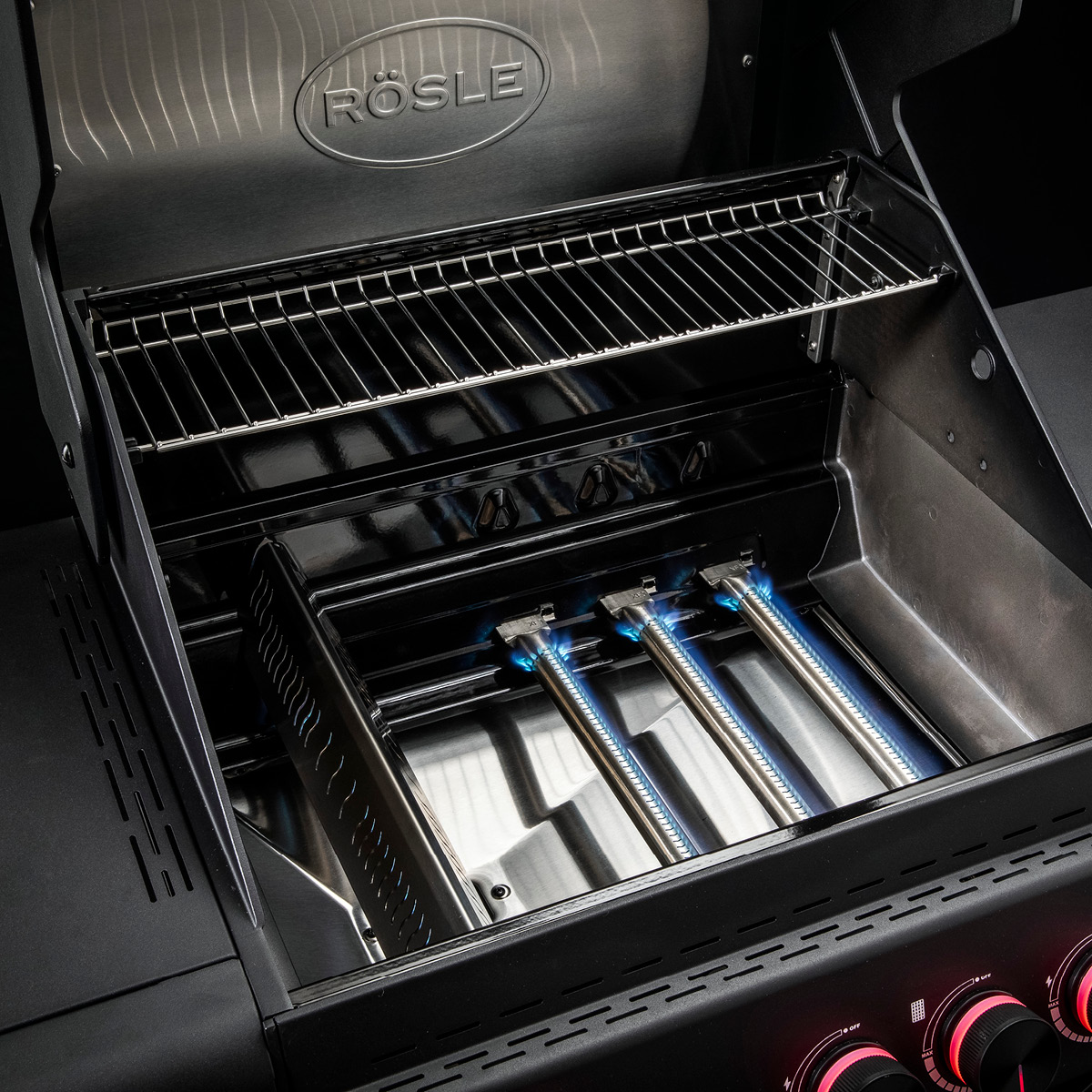 Rösle AllFlame Peer 3 gasolgrill 13500W svart