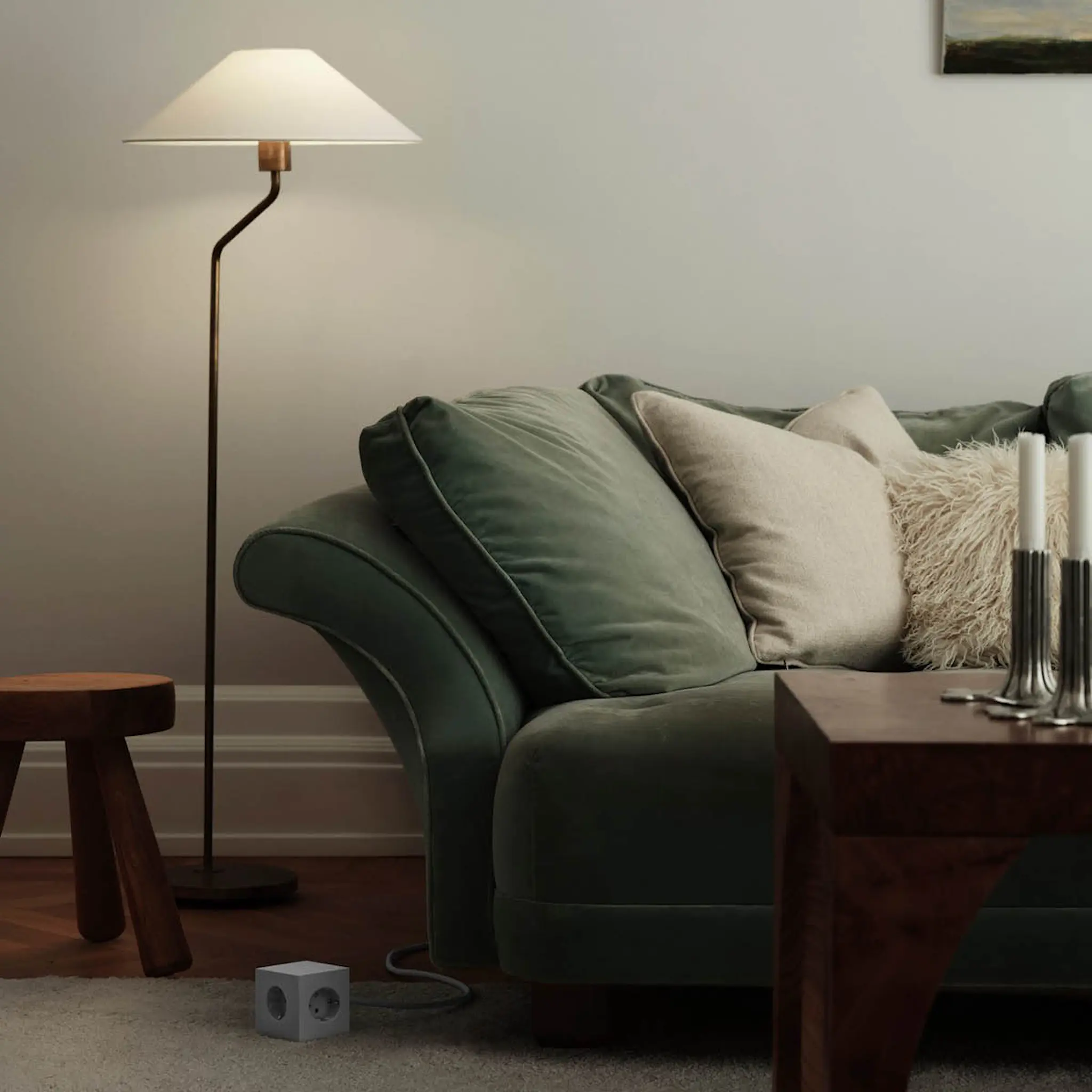 Avolt Square 1 USB-C kabel 1,8 m Opal White