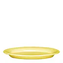 Ursula Tallrik Oval 28x18,5 cm Gul