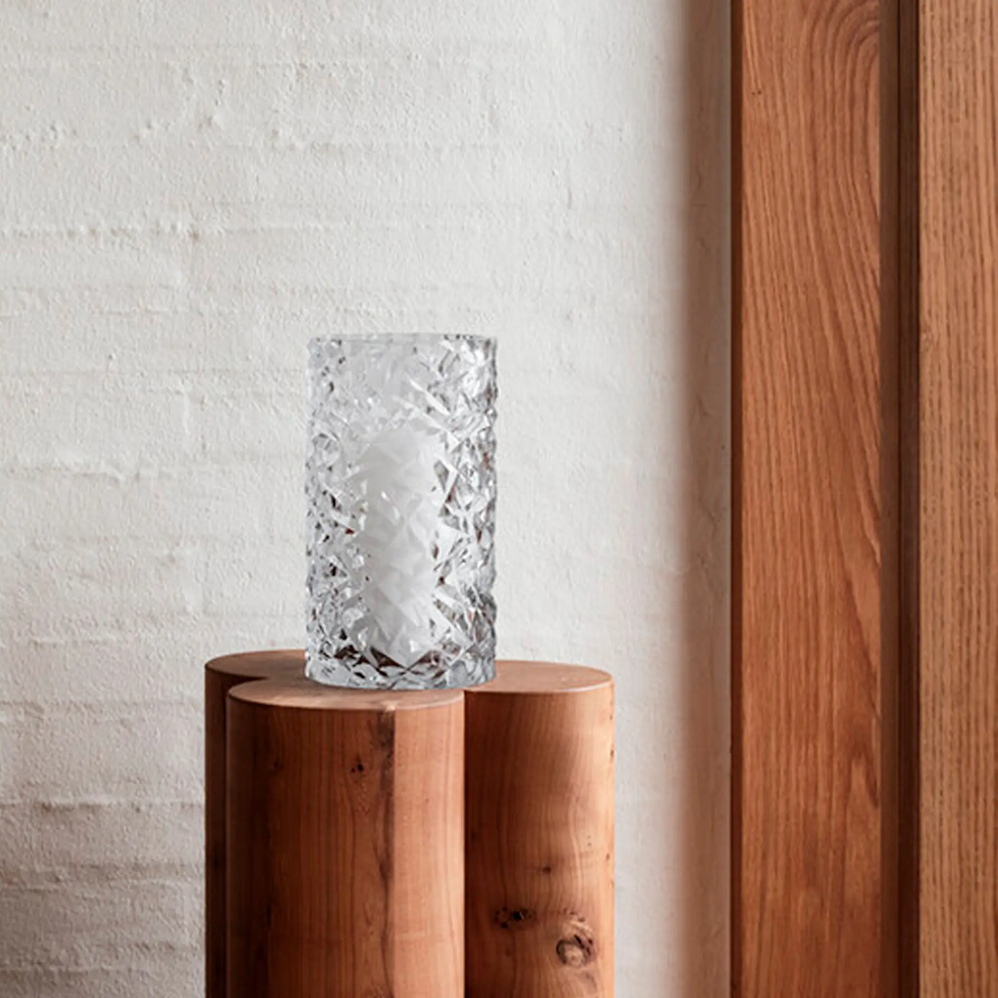 Orrefors Carat Lyhty 25,1 cm Kirkas