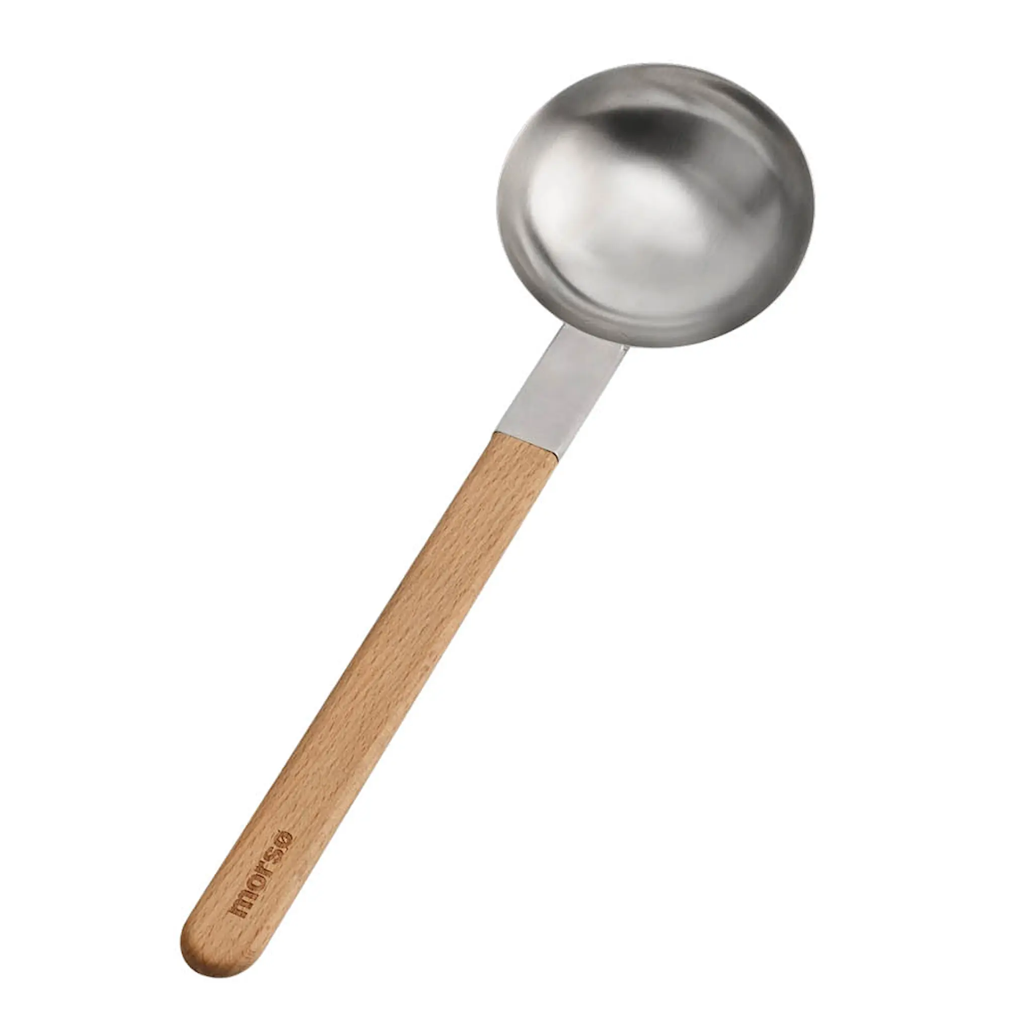 Morsö Vulcano Kauha 40 cm Teräs/Tammi