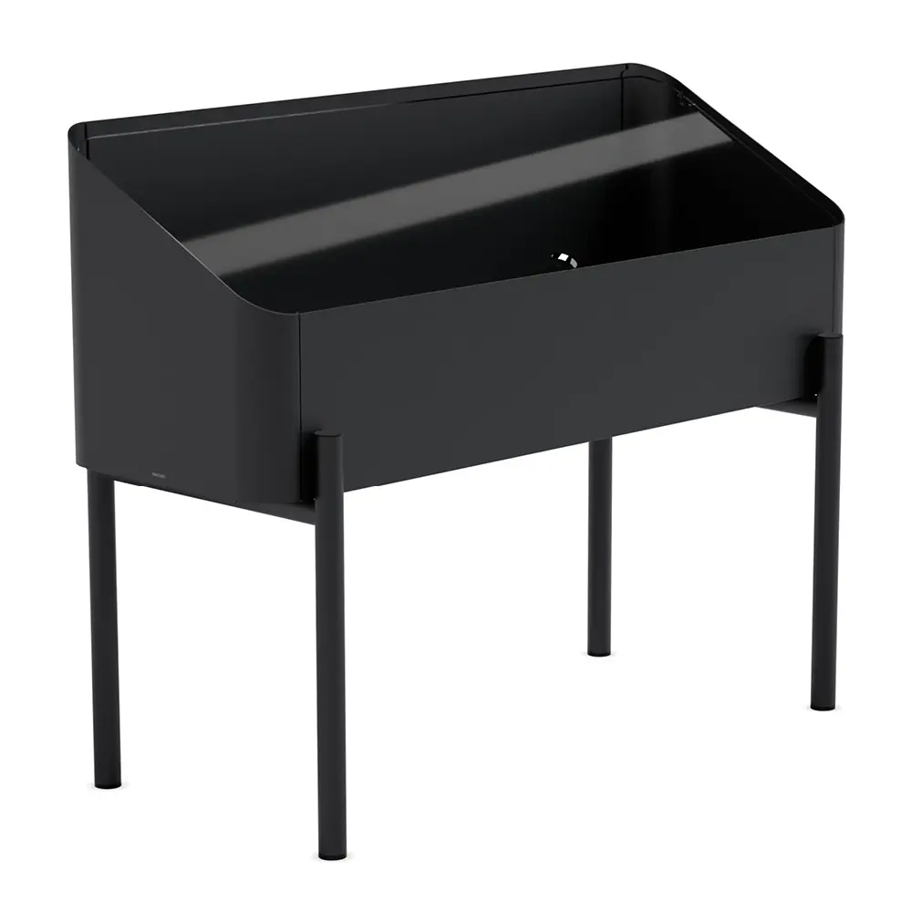 Simply Grow Idätyslaatikko 33x80x63 cm Musta