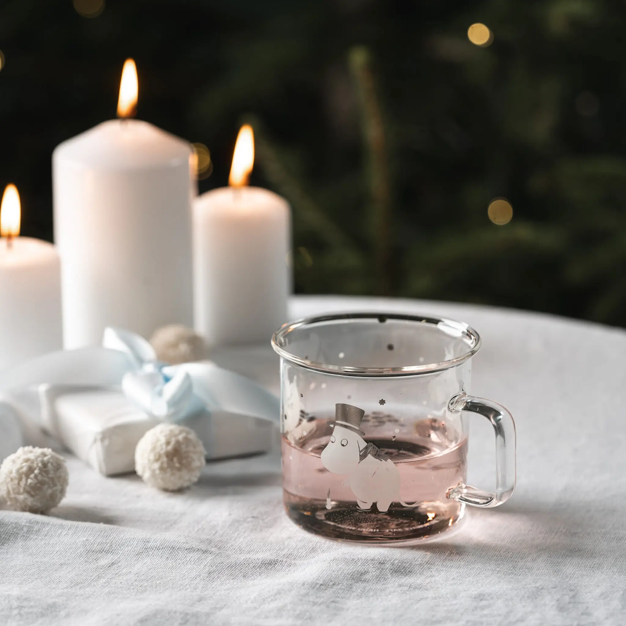 Muurla Mummi glasskrus 35 cl la det snø