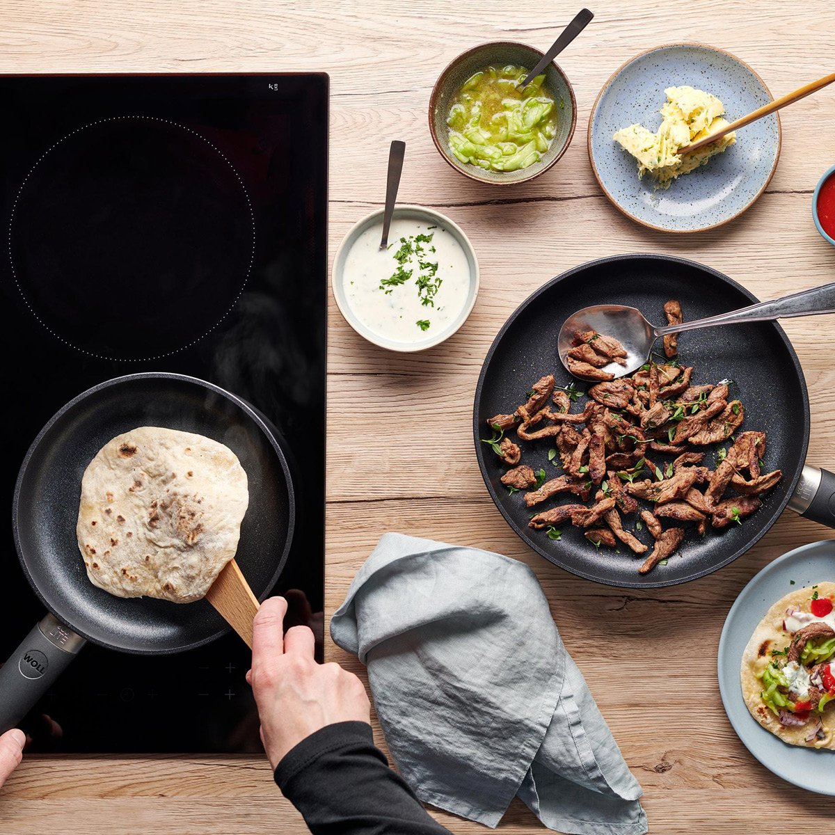 Woll ECO Lite QXR stekpanna 20 cm svart