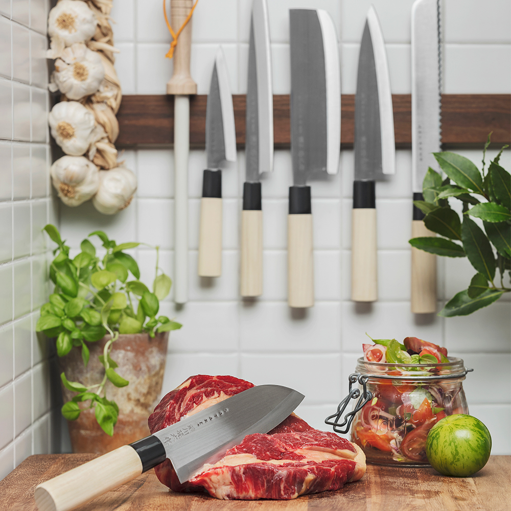 Satake Houcho 3 del Knivset - Santukokniv-Skalkniv-Brödkniv