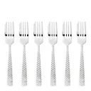 Cortina tårtgaffel 6-pack stål