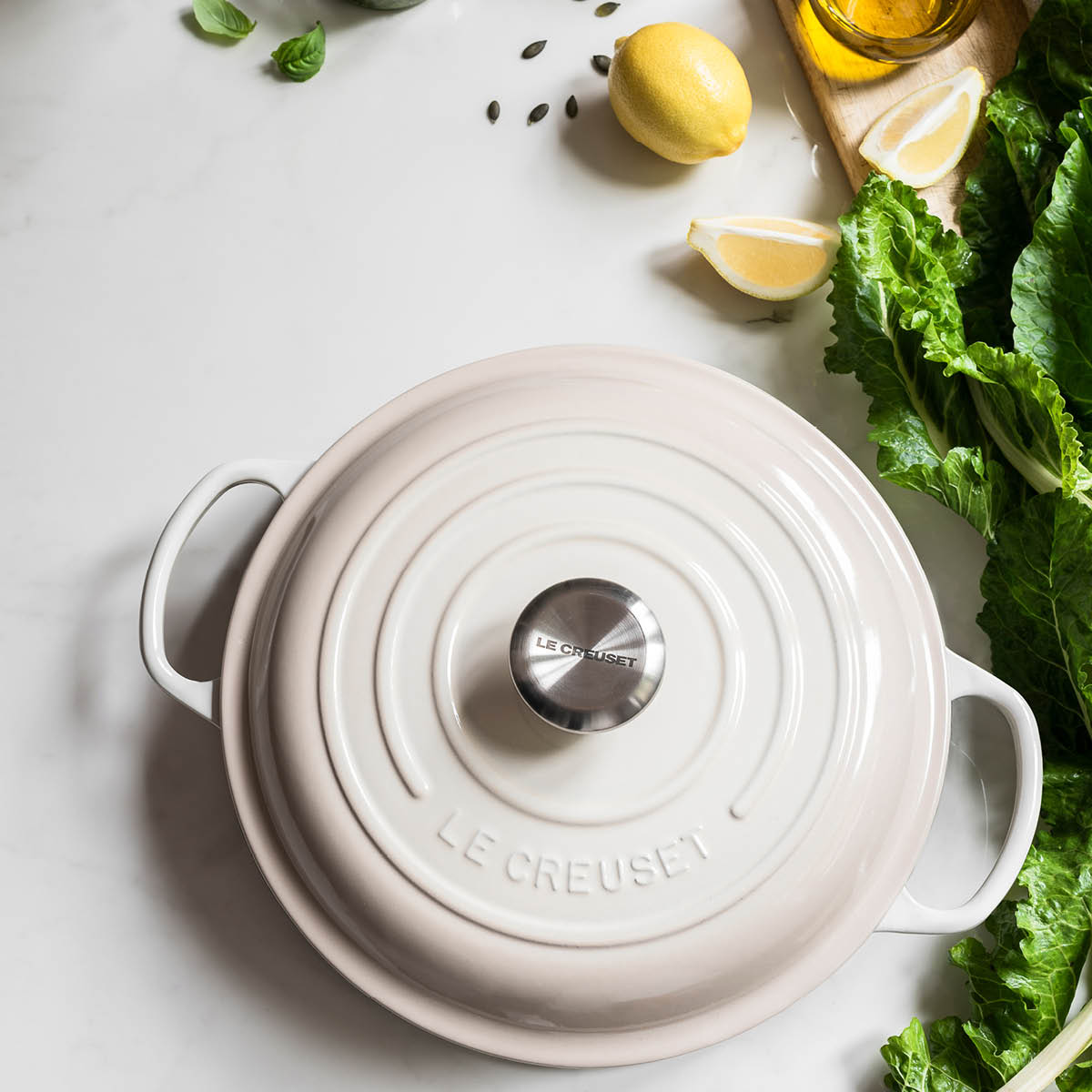 Le Creuset Signature Buffégryta 30 cm Meringue