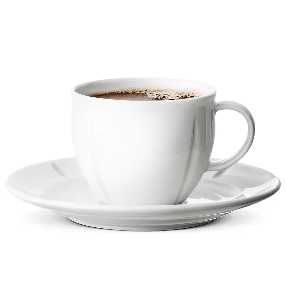 Grand Cru Soft kaffekopp m/skål 28 cl hvit