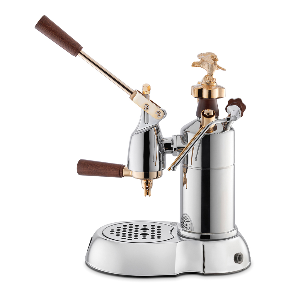 La Pavoni Esperto Manuell Kaffemaskin med Hävarm Rostfritt Stål