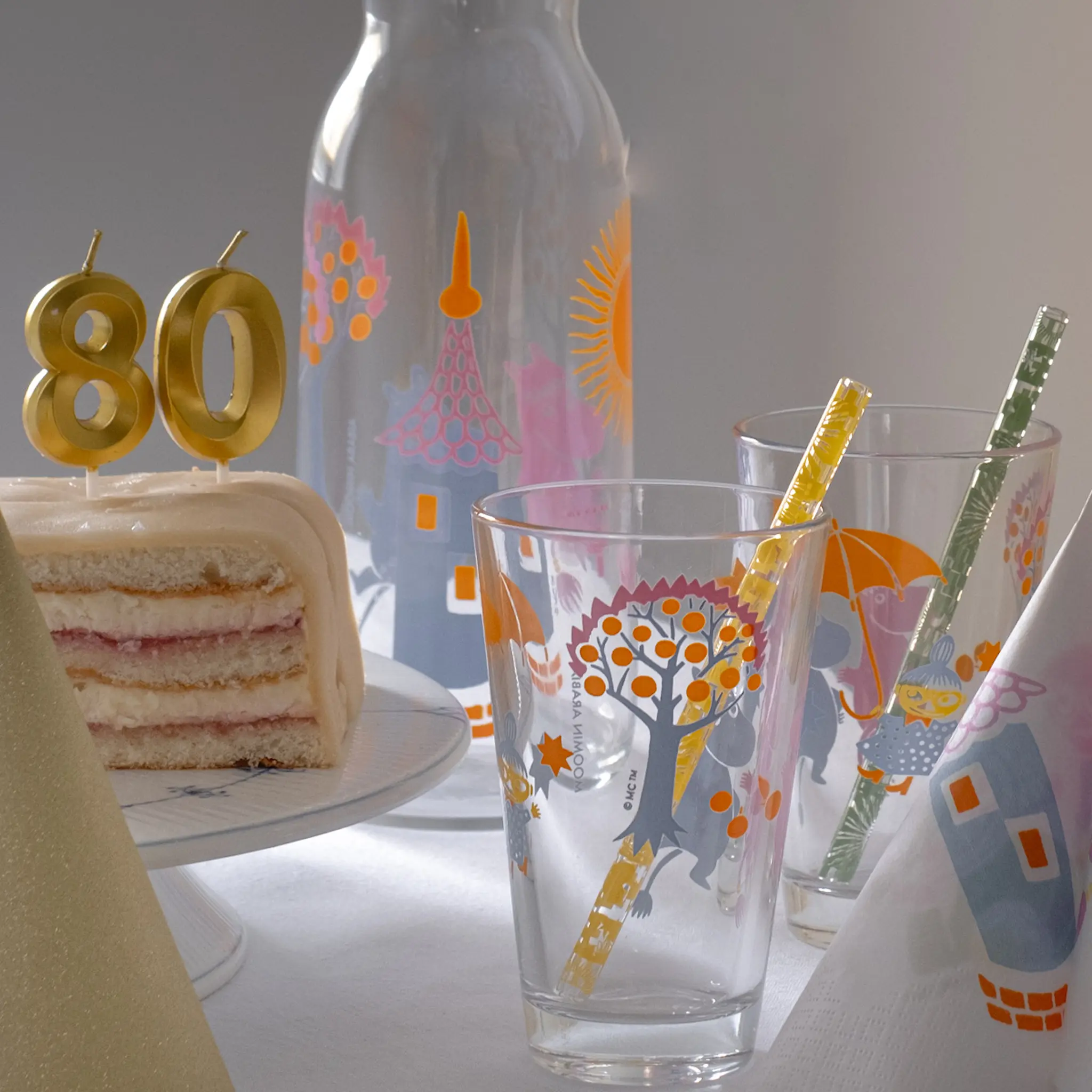 Modern House Muumi Juhlat Pilli 6 kpl Vihreä