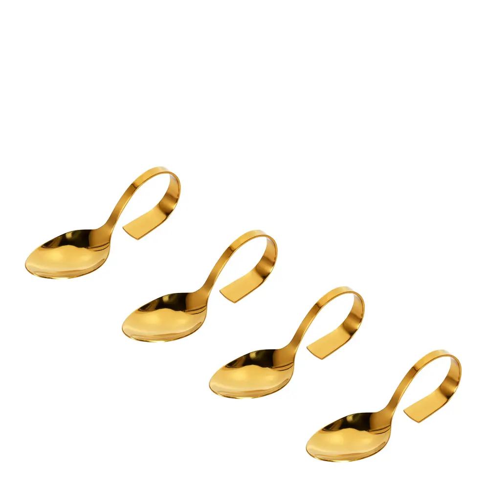 Golden Rose Alkupalalusikka 4 kpl Kulta