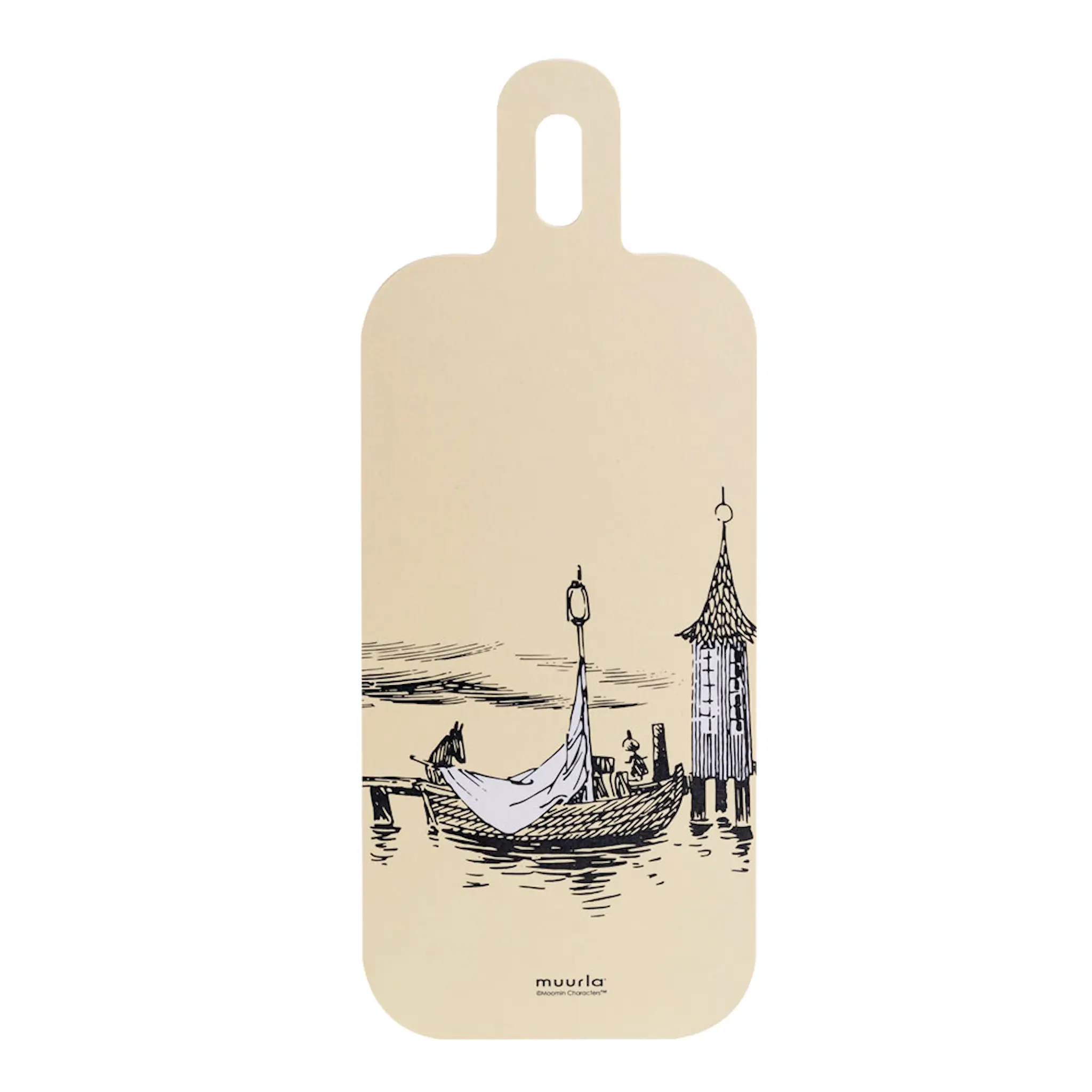 Muurla Mumin Serveringsbräda Adventures On The Water 13x33 cm