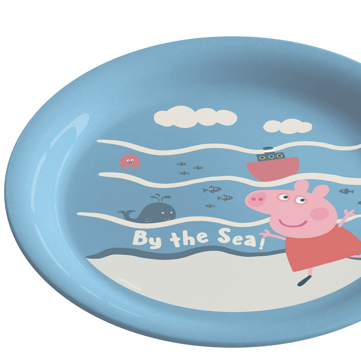 Koziol Peppa Pig Waves At Home barneservise 4 deler blå