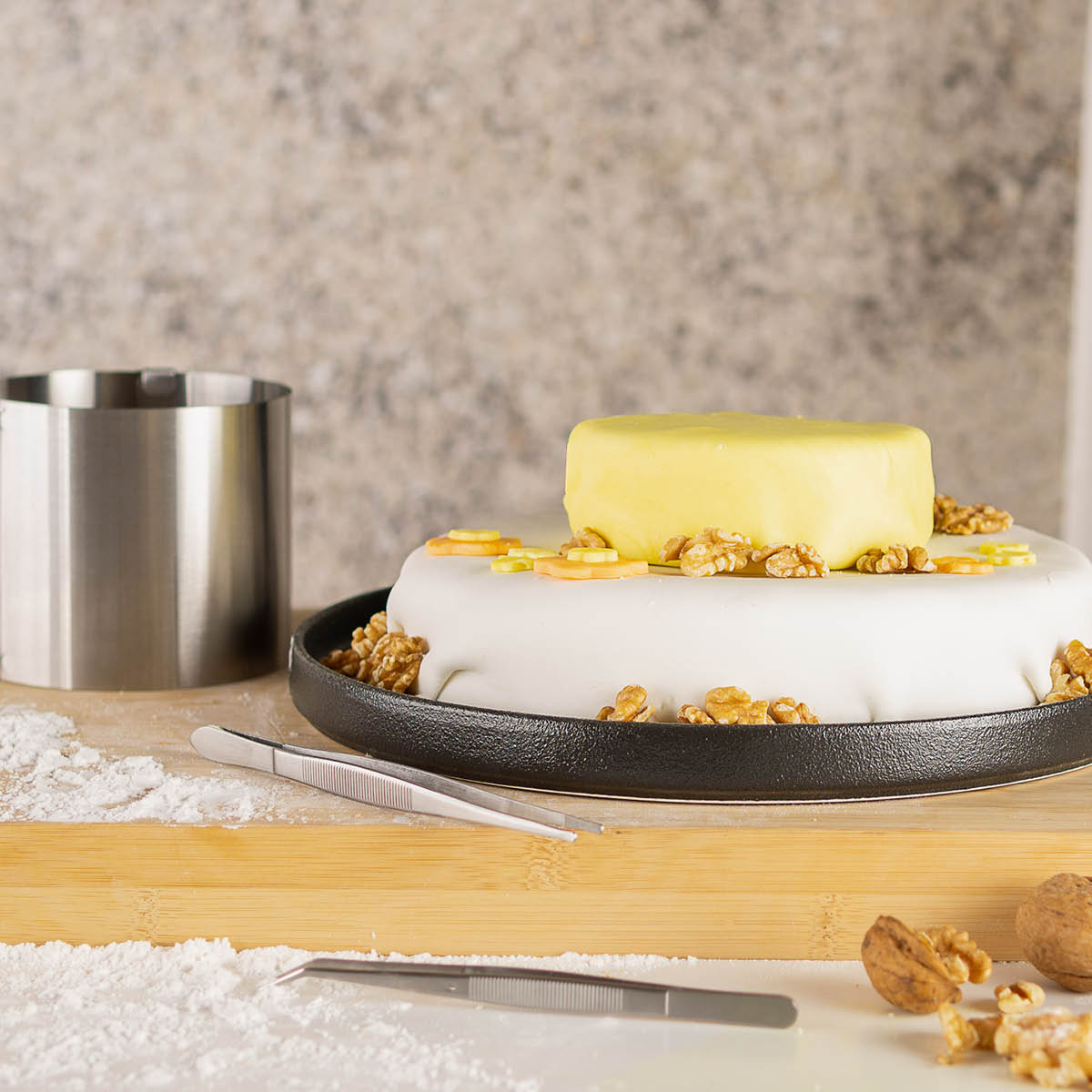 Modern House BAYk kakering 10-18 cm stål/krom