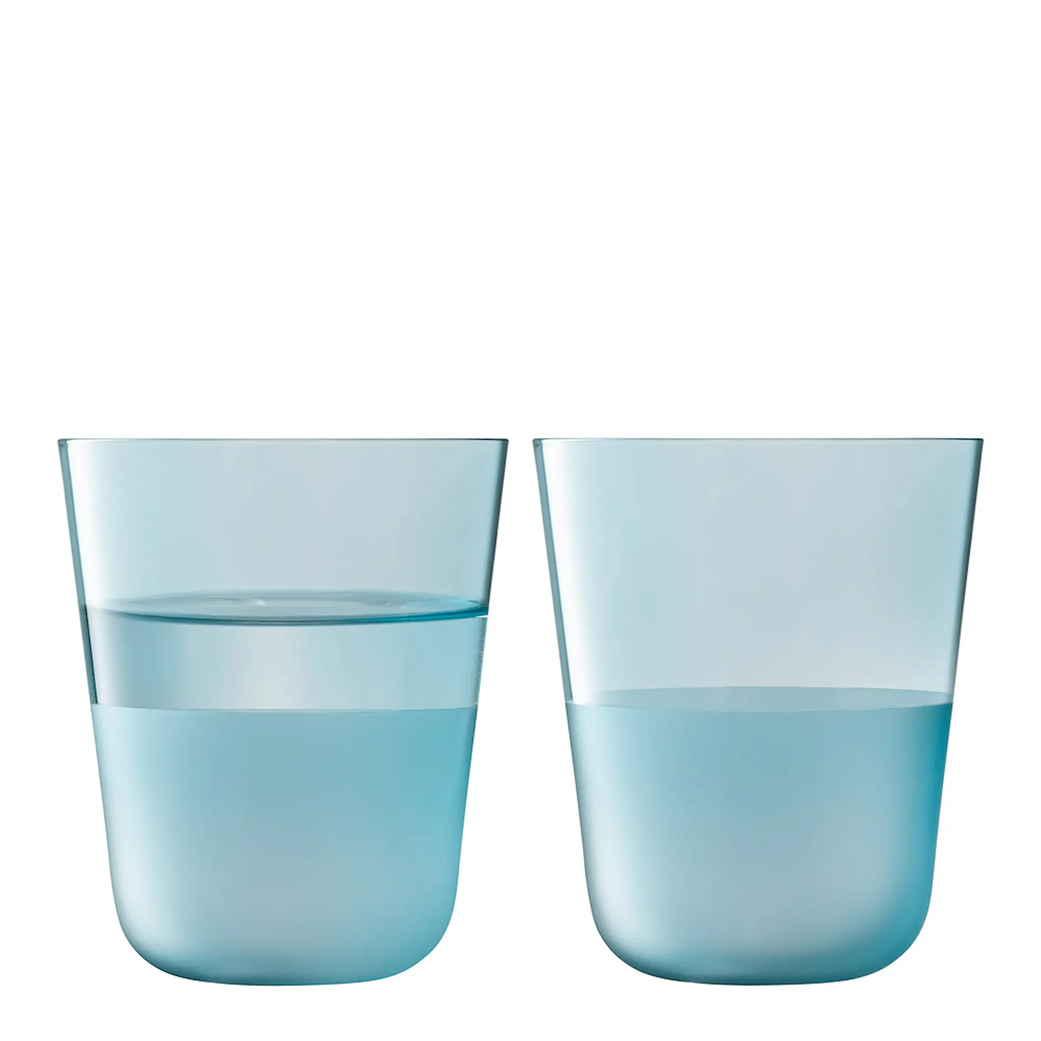 LSA International Arc vattenglas 38 cl 2-pack contrast sky