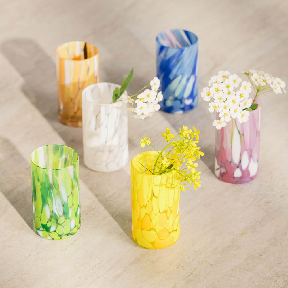 Magnor Swirl shotglass 5 cl blå