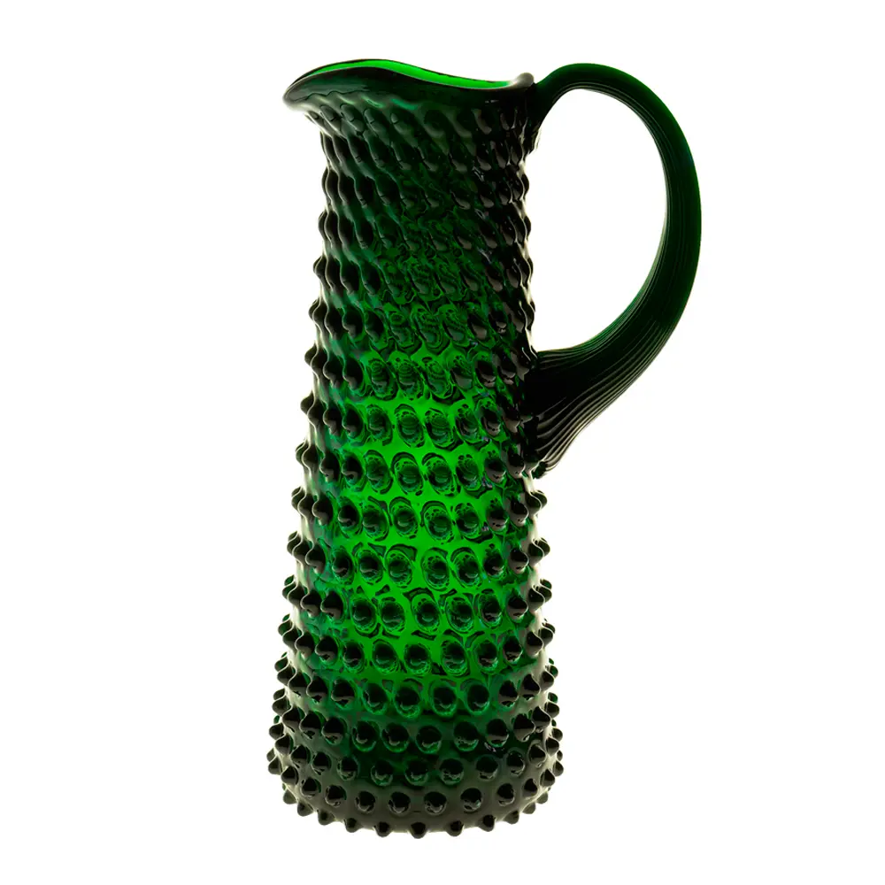 Hobnail Karahvi korkea 1 L Dark Green