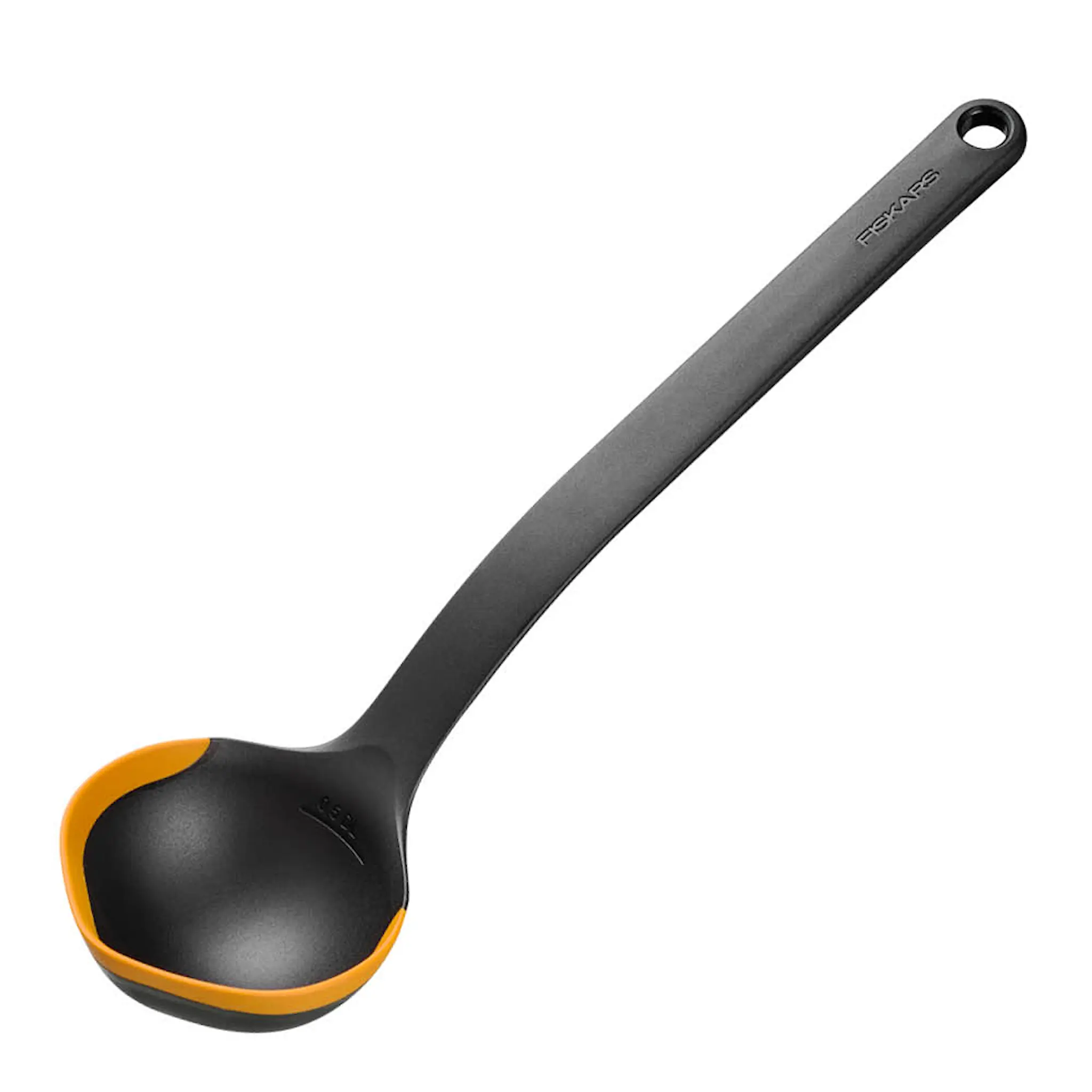 Fiskars Functional Form suppeøse 36 cm svart/rustfritt stål