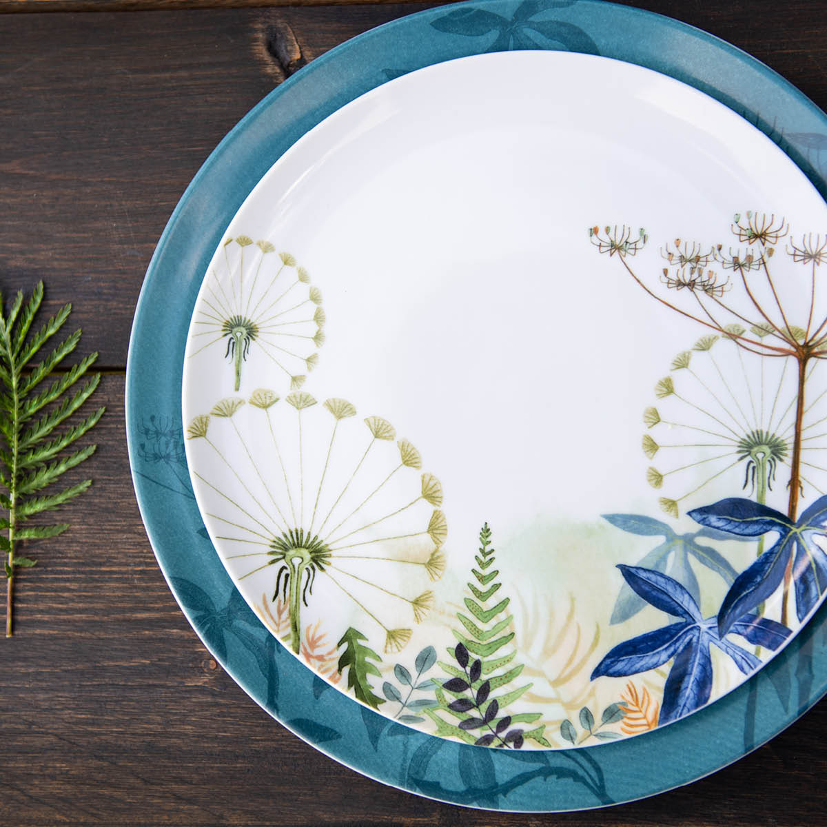 Magnor Florytale Tallrik 31 cm Blå
