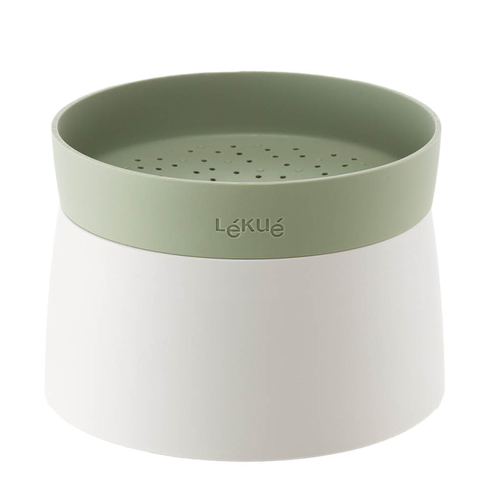 Lékué Snabbkokare för ris i mikrovågsugn 1 L grön