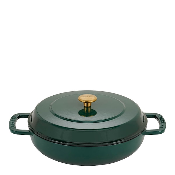 Braiser gjutjärnsgryta 28 cm 5 L holly green