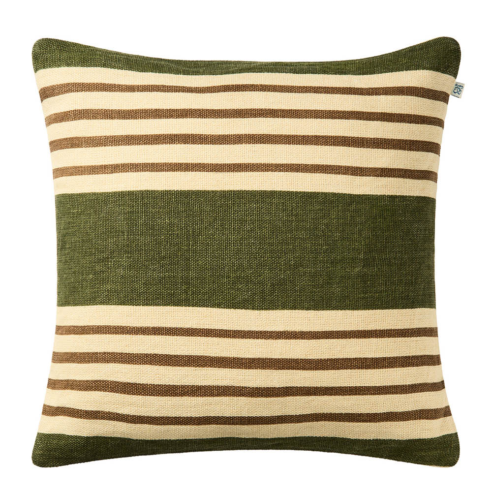 Chhatwal & Jonsson Aria putetrekk lin 50x50 cm Cactus Green/Taupe